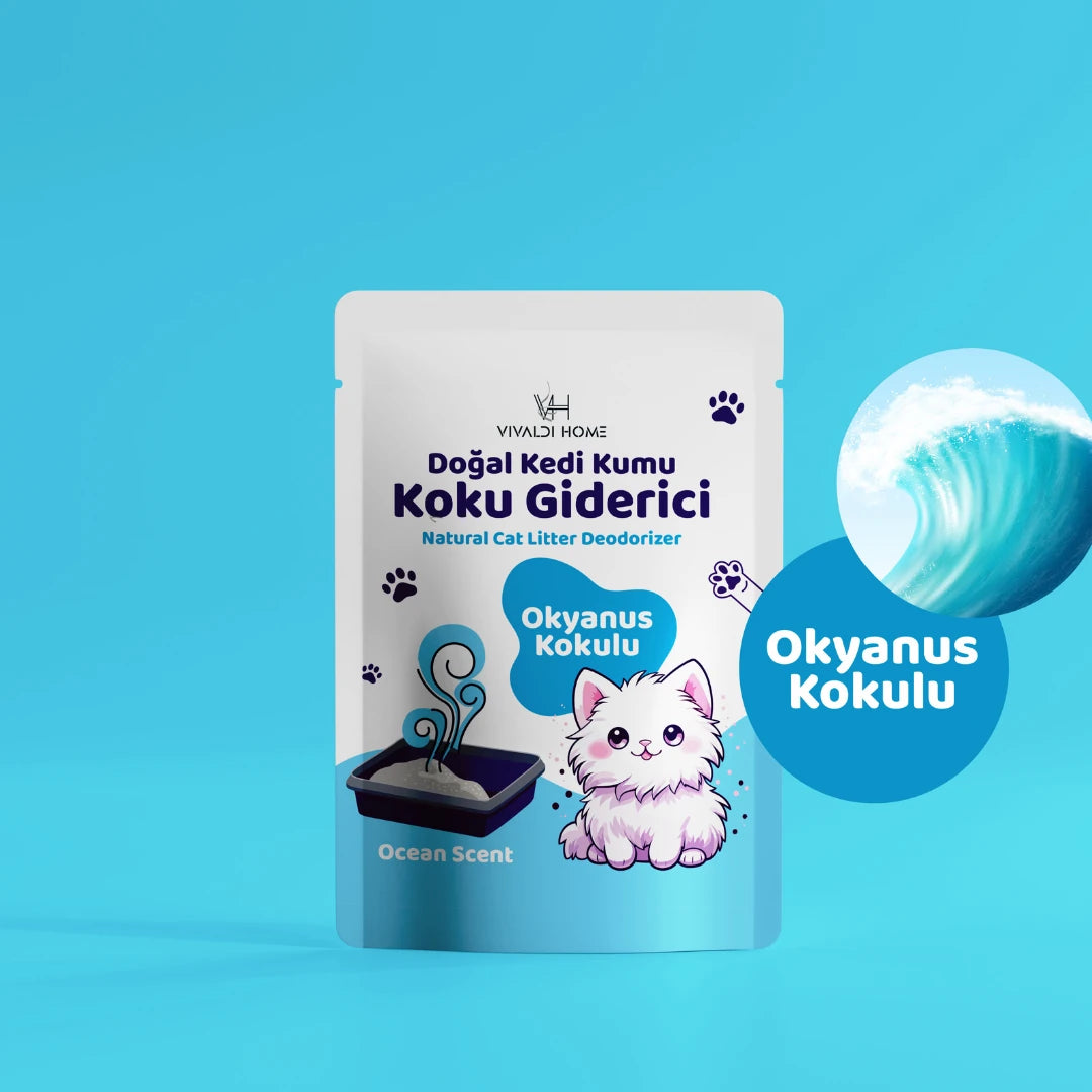 Okyanus Kokulu Kedi Kumu Kötü Koku Giderici 25g