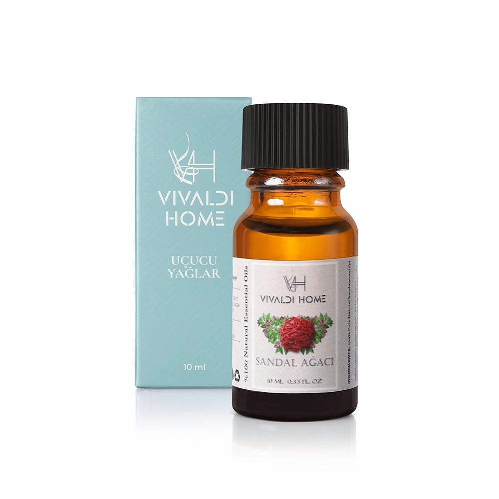 Sandal Ağacı Aromaterapi Esansiyel Buhurdanlık Yağı 10 ml