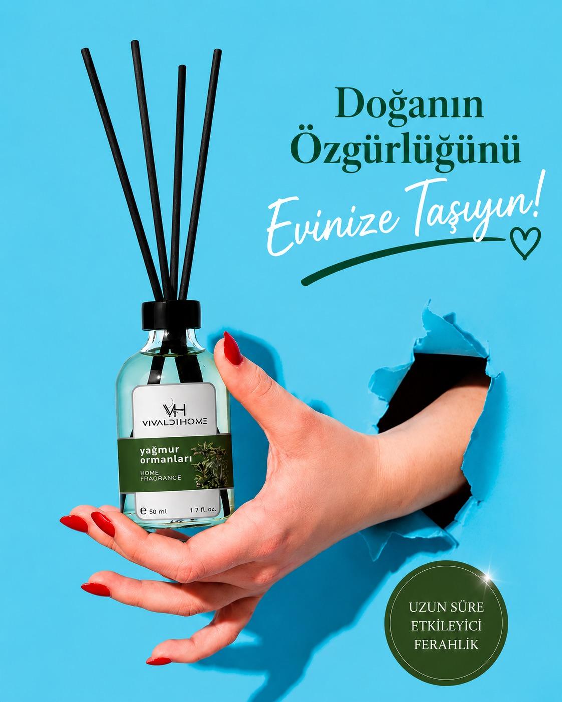 Yağmur Ormanları 50 ml çubuklu oda kokusu şişesi