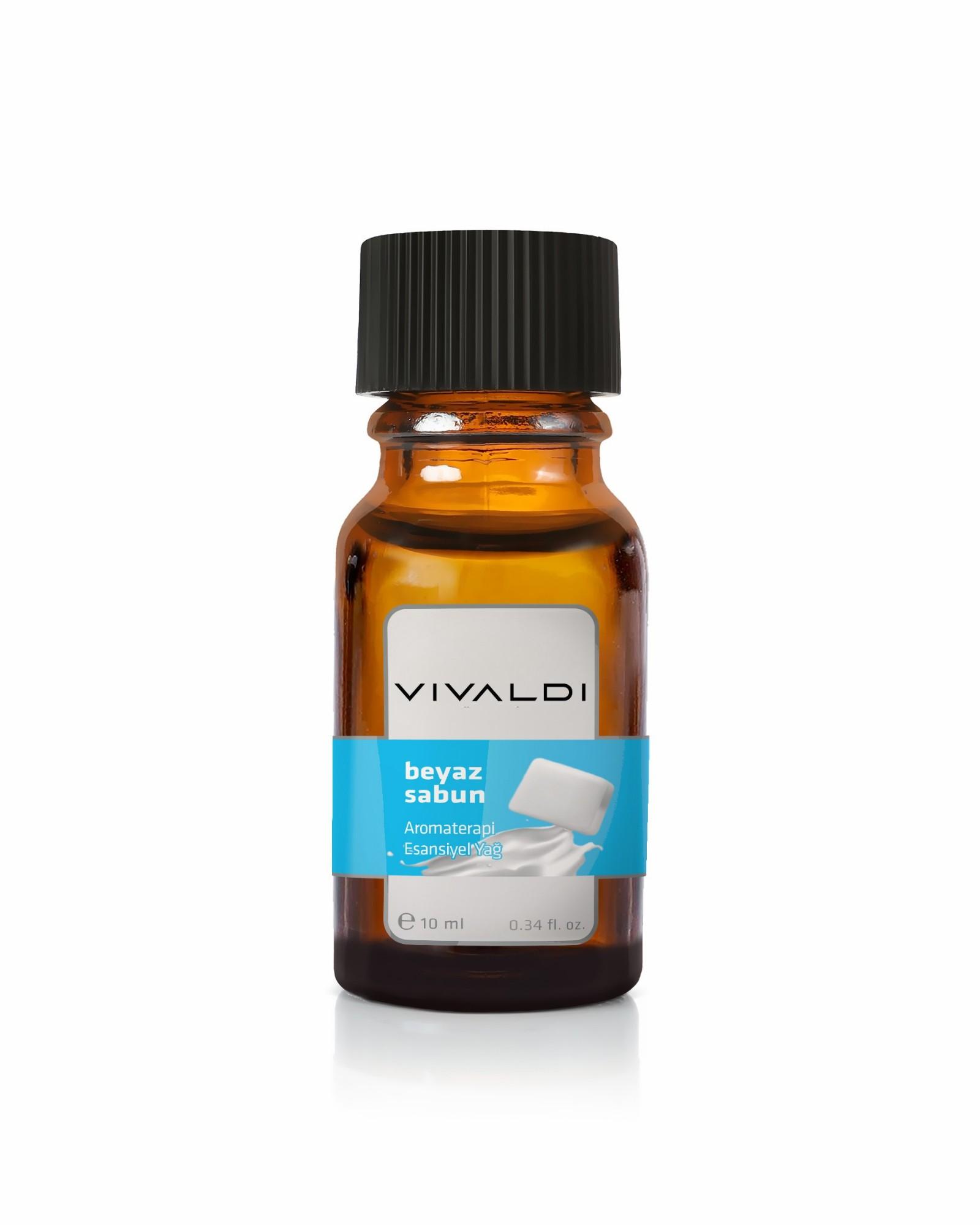 Beyaz Sabun 10 ml esansiyel yağ şişesi