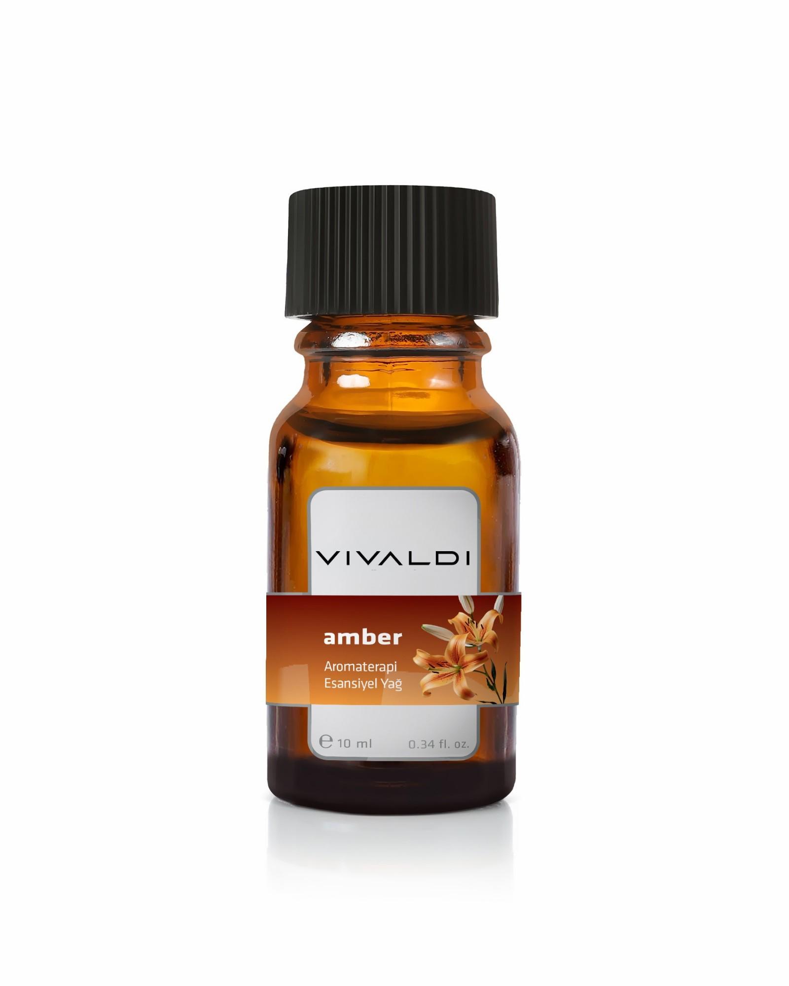 Amber Çiçeği 10 ml esansiyel yağ şişesi