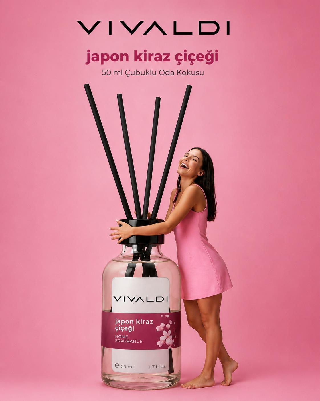 Japon Kiraz Çiçeği 50 ml çubuklu oda kokusu şişesi