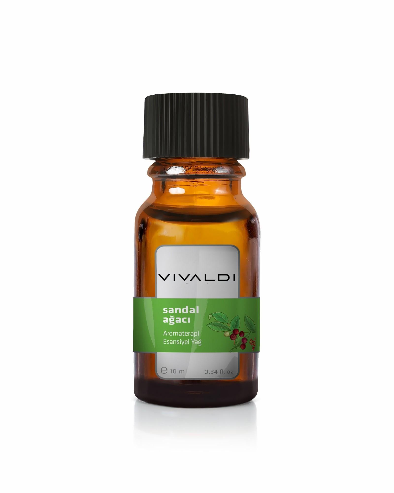 Sandal Ağacı 10 ml esansiyel yağ şişesi
