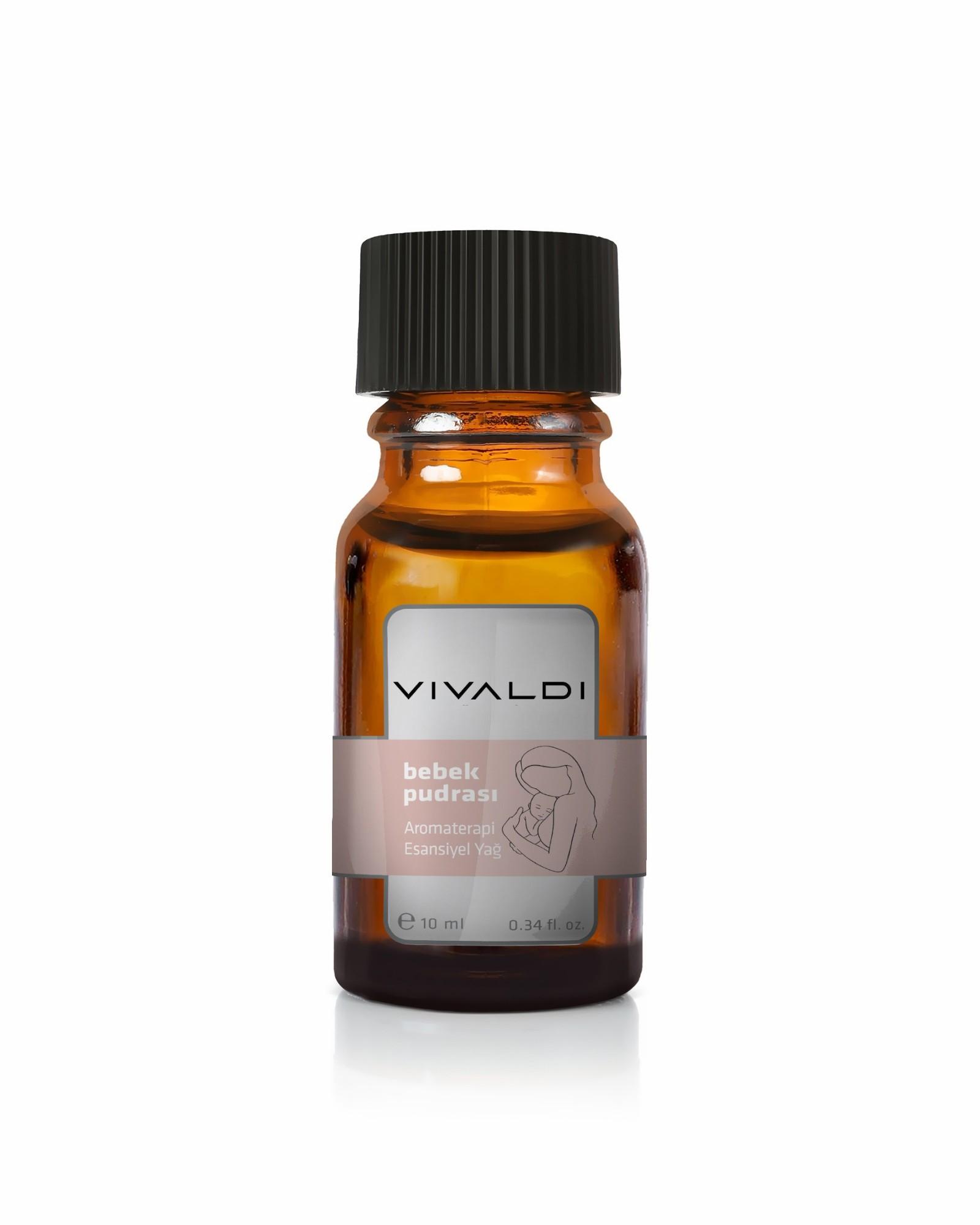 Bebek Pudrası 10 ml esansiyel yağ şişesi