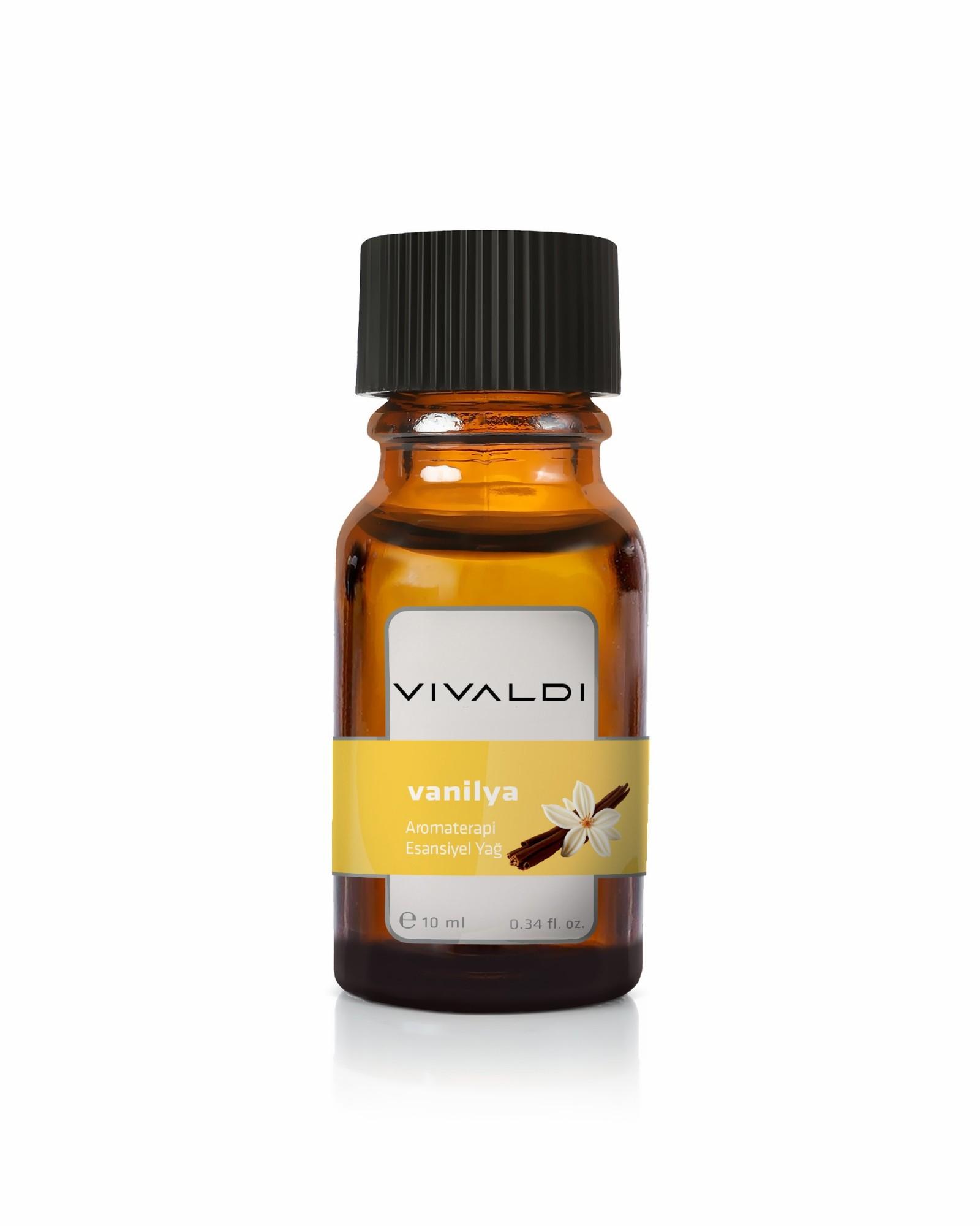 Vanilya 10 ml esansiyel yağ şişesi