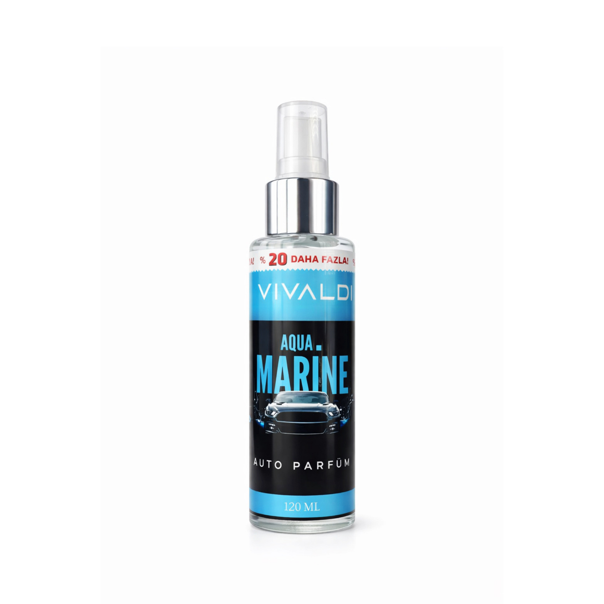 Aqua Marine Oto Parfüm Sprey 120 ml – Deniz Esintili ve Kalıcı Araba Kokusu