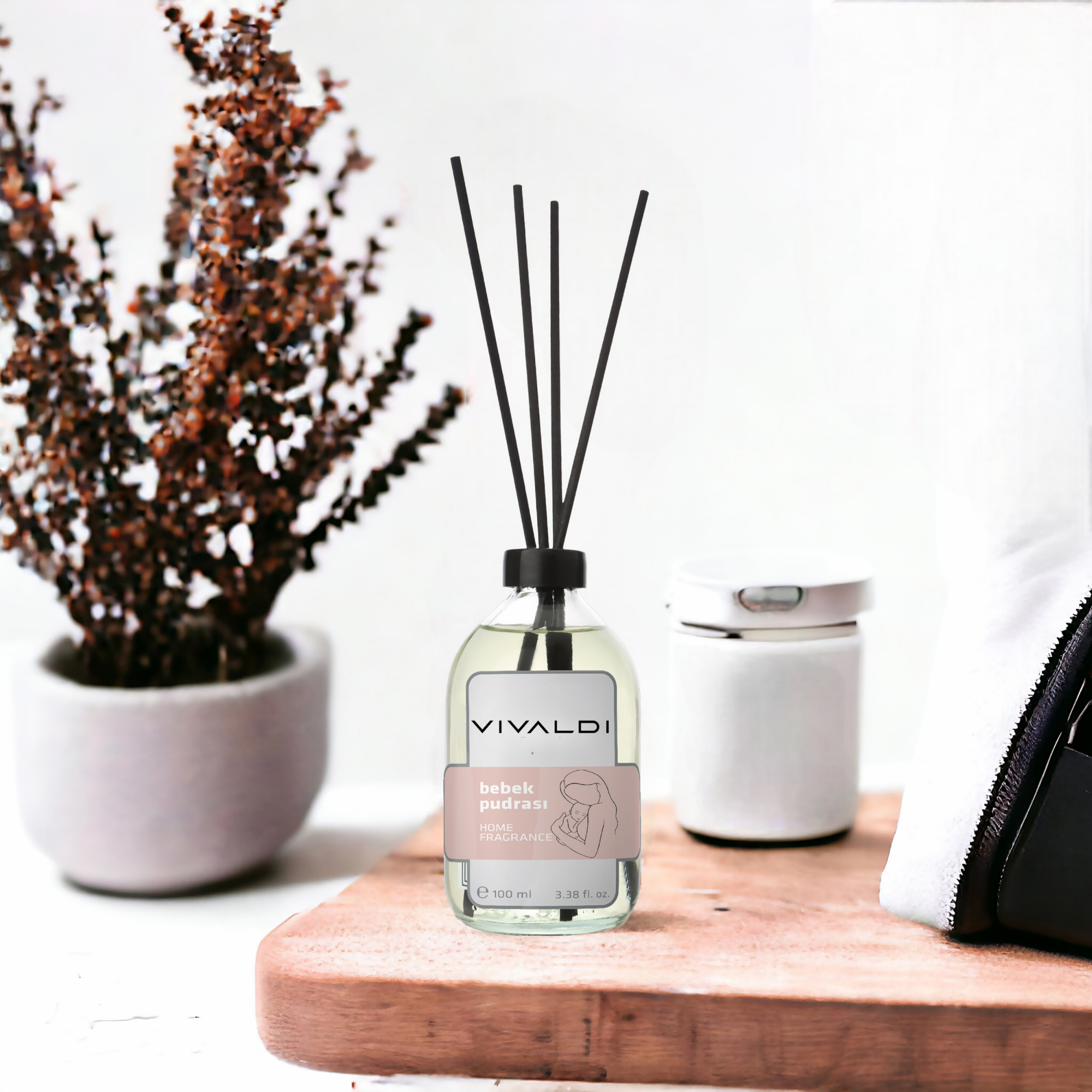 Bebek Pudrası Çubuklu Oda Kokusu