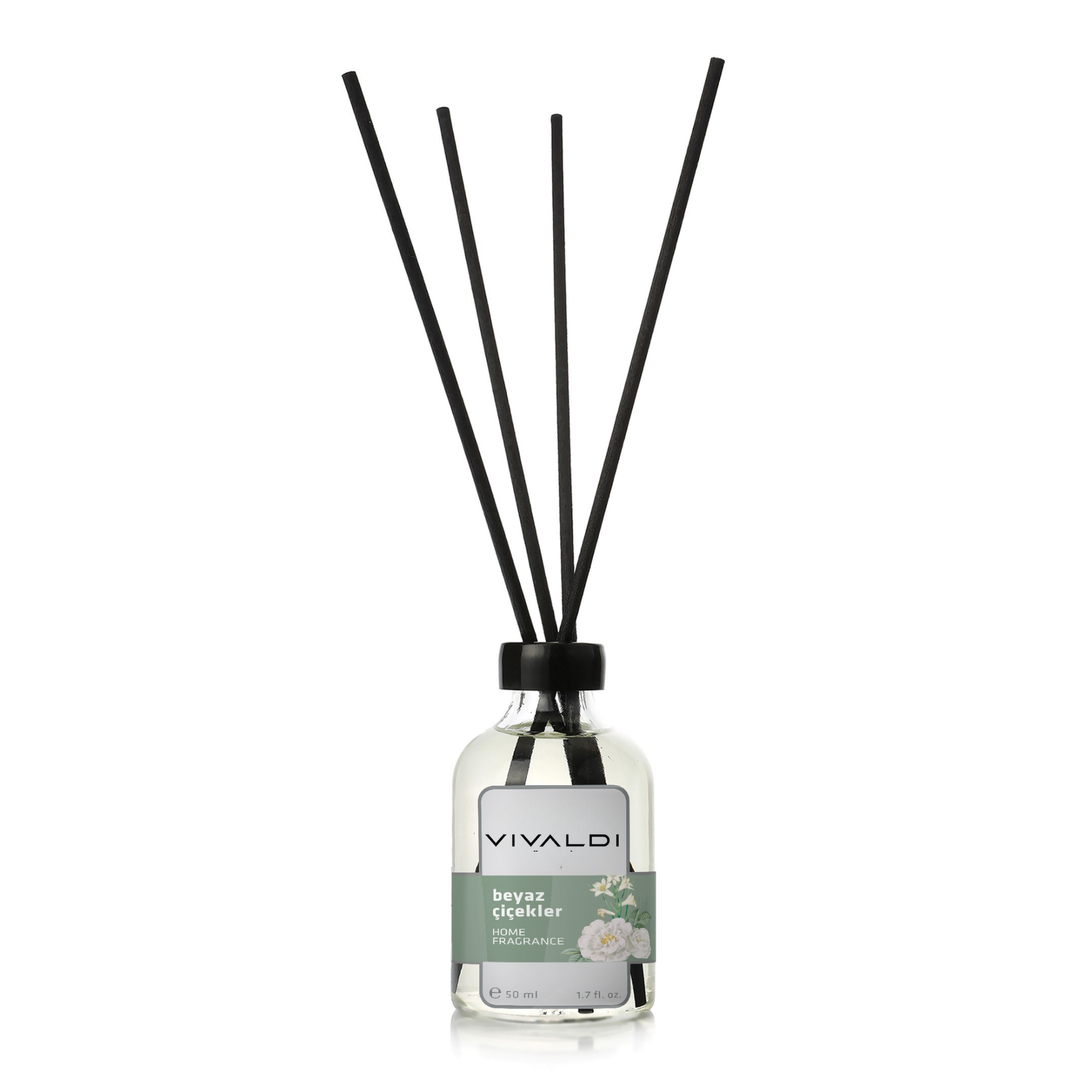 Beyaz Çiçekler Çubuklu Oda Kokusu