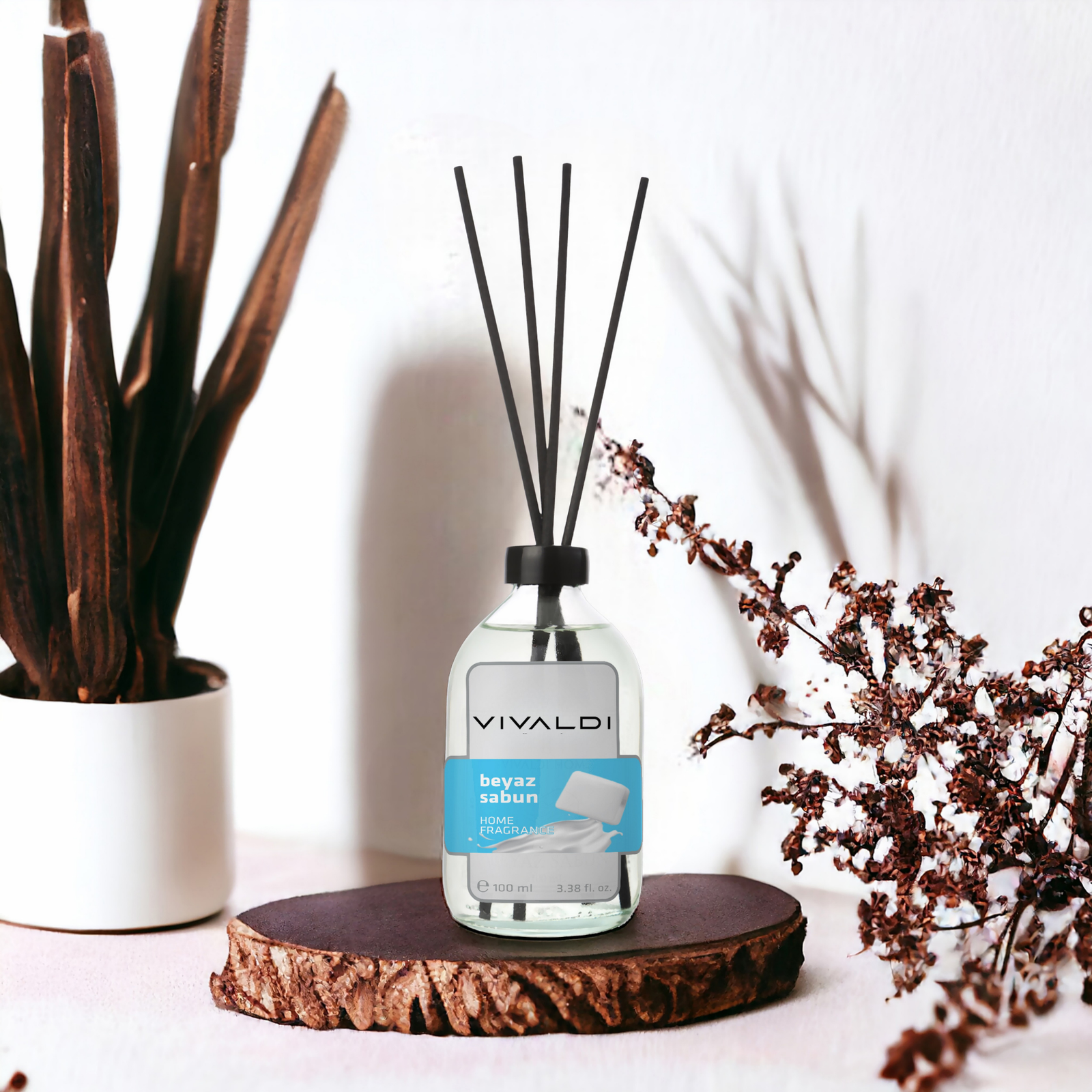 Beyaz Sabun Çubuklu Oda Kokusu