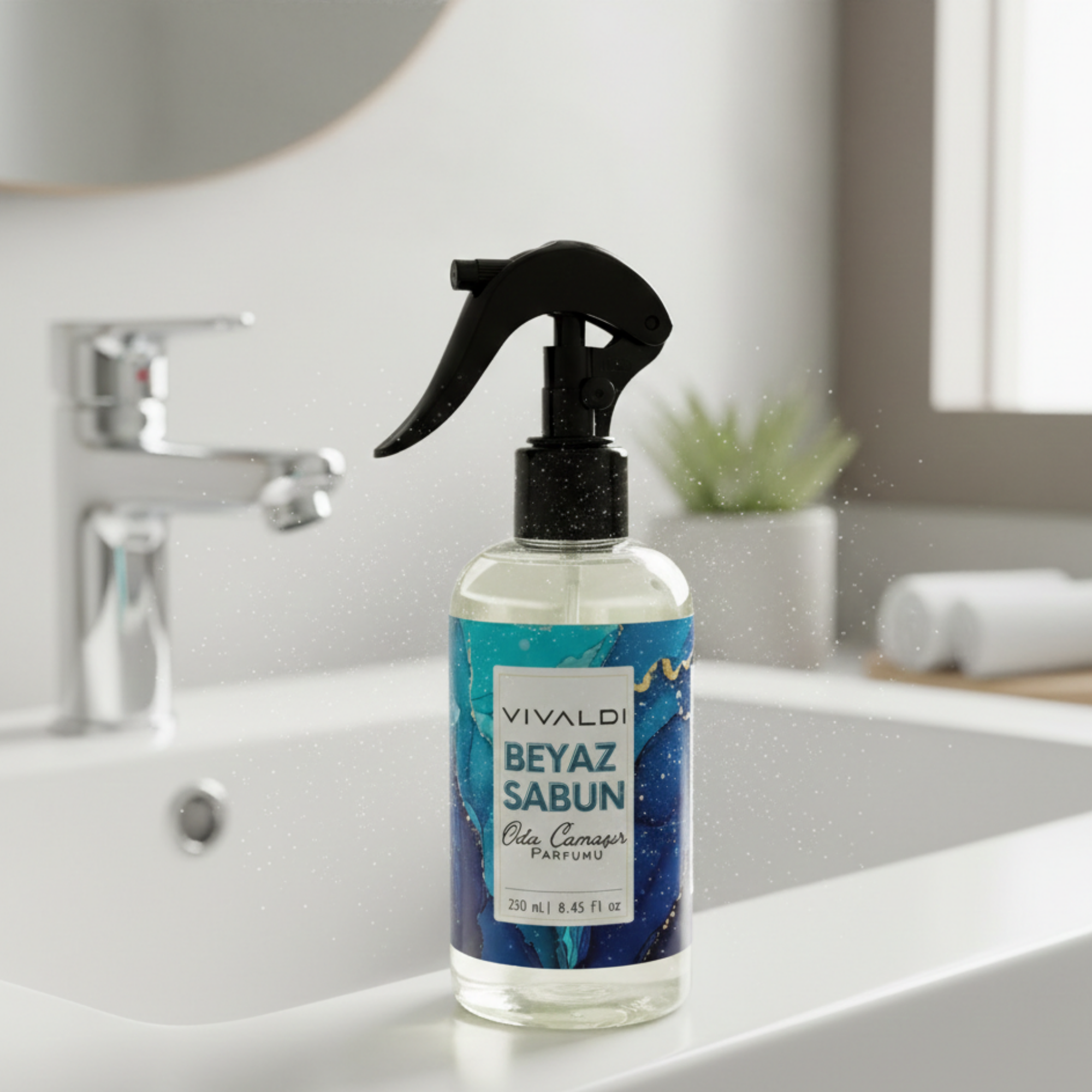 Beyaz Sabun Oda Kokusu Sprey 250 ml – Uzun Süre Kalıcı, Ferah ve Temiz Koku