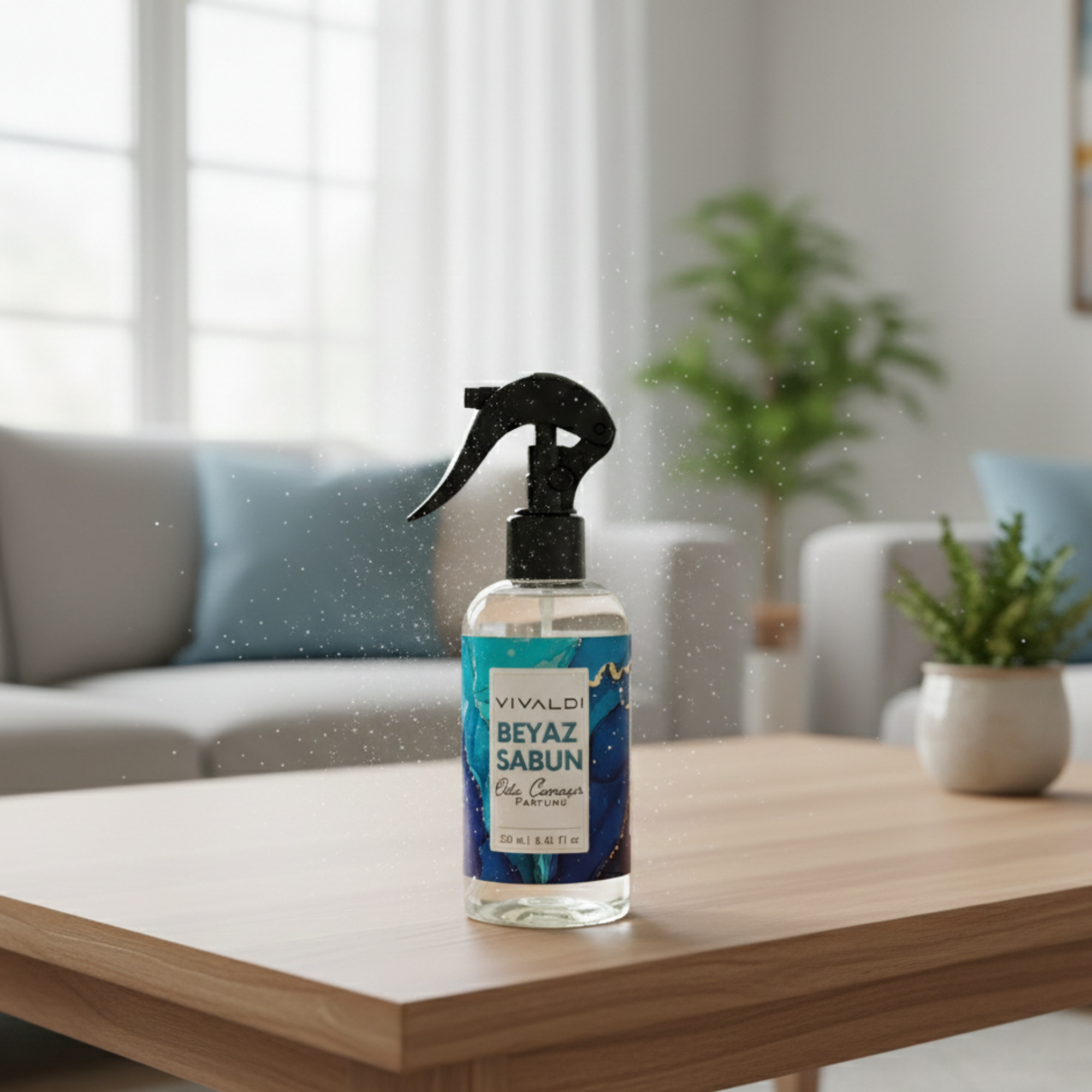 Beyaz Sabun Oda Kokusu Sprey 250 ml – Uzun Süre Kalıcı, Ferah ve Temiz Koku