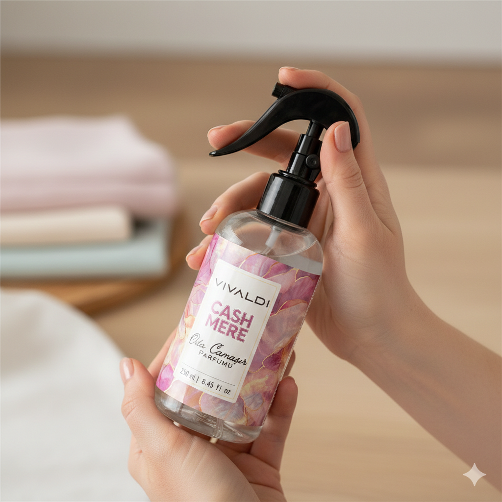 Cashmere Oda ve Çamaşır Spreyi 250 ml, Kalıcı & Ferah Koku