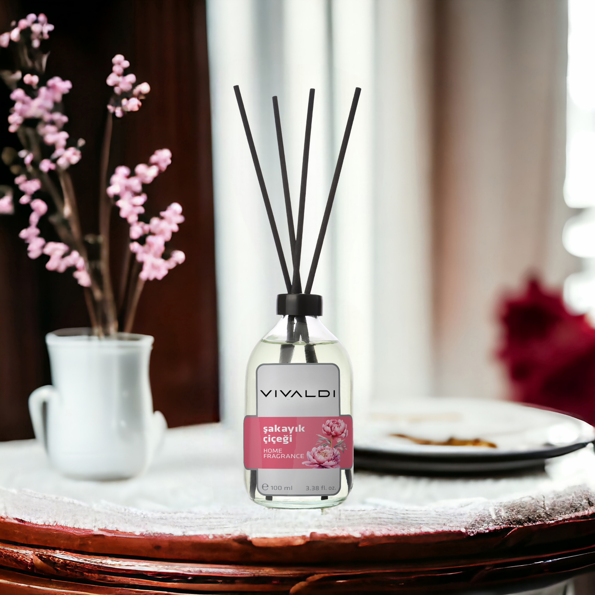 Şakayık Çiçeği Çubuklu Oda Kokusu